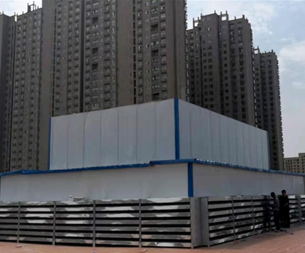 開封尉氏縣建興廣場熱泵機組降噪項目